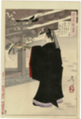 Yoshitoshi - In the midst of a glimmering moon