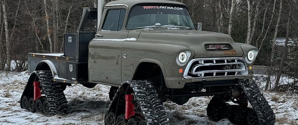 56 gmc with tracks