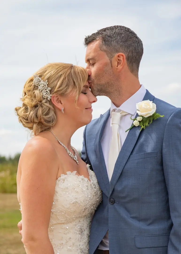Wedding portrait at Five Lakes, Colchester