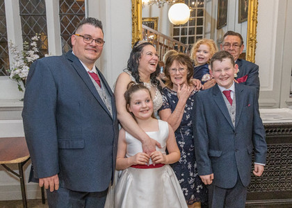 Family portrait Gosfield Hall