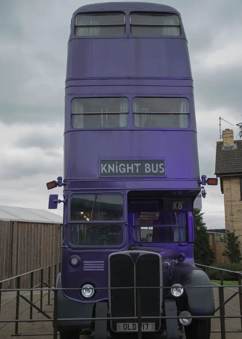The purple Harry Potter nightbus