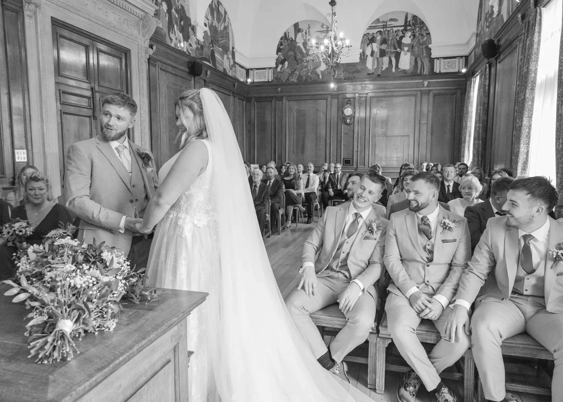 Braintree Town Hall wedding ceremony