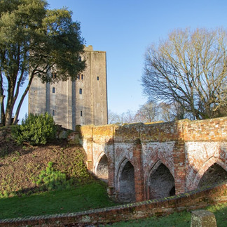Hedingham Castle in the Essex sunshine