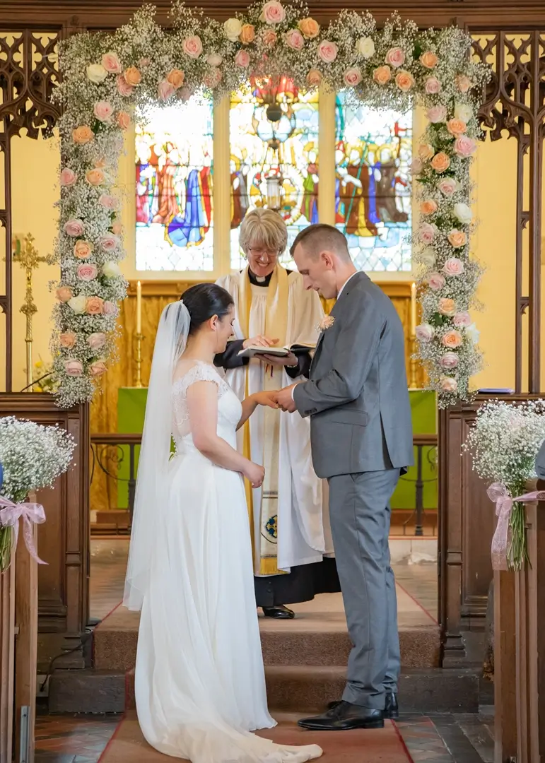 Black Notley church wedding ceremony