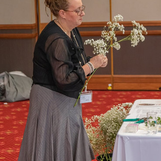 Vikki at the DIY wedding fair