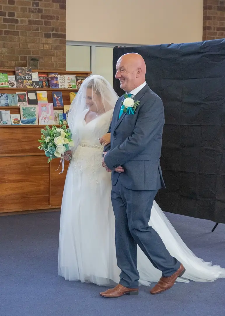 Brides entrance at Braintree church