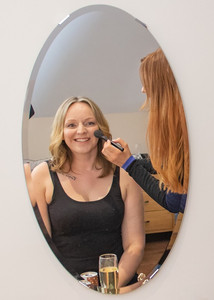 Bridal preparations at Great Hallingbury Manor Hotel