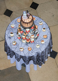 Halloween wedding cake