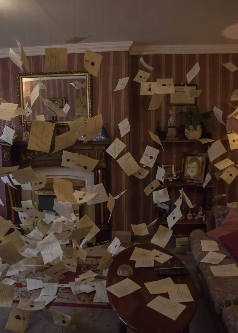 Harry Potter floating letters wedding table plan inspiration