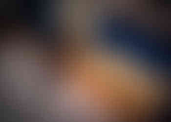 Bride and groom first dance taken from above with light up love letters