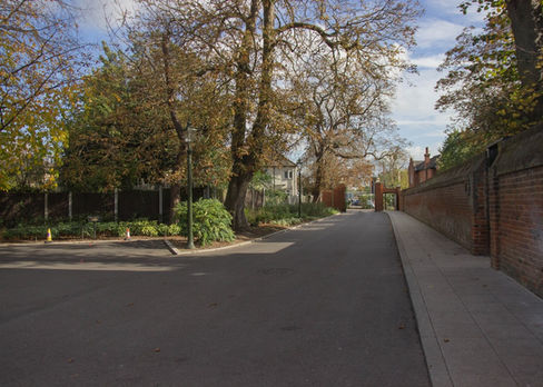 The driveway at Langtons
