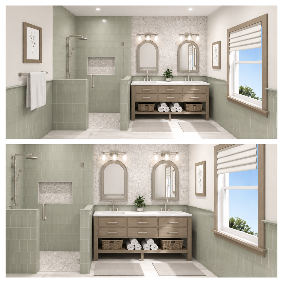 Thumbnail: Transitional Bathroom Refresh Kit