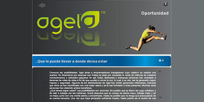 Agel multimedia flash