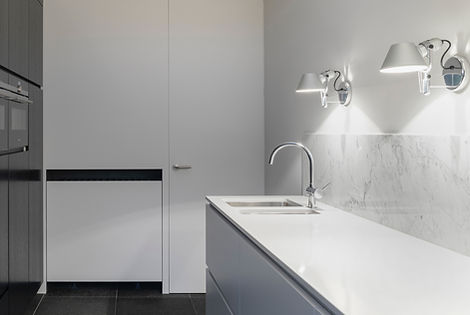 Cocina moderna blanca