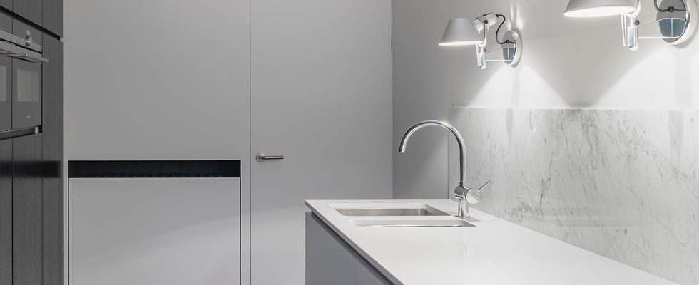 Modern White Kitchen