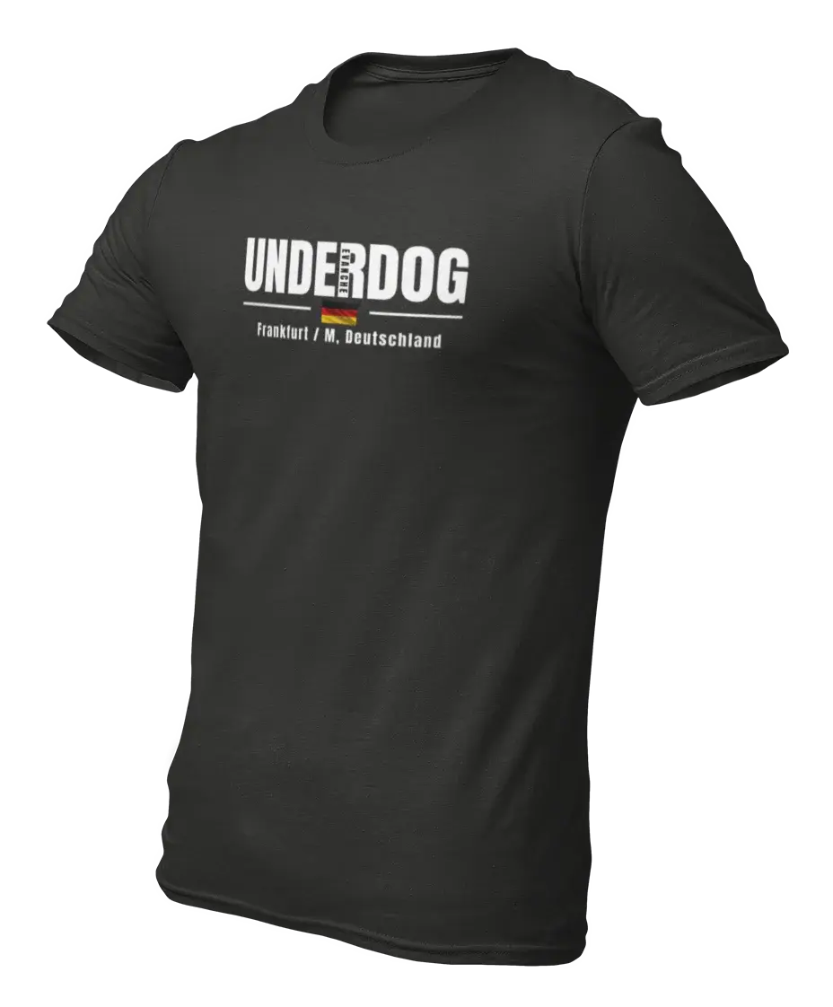 Thumbnail: STREETCORE Shirt in Black/Grey, UR Frankfurt Drop Kollektion, urbaner Streetstyle mit Charakter