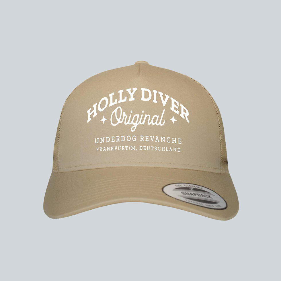 Thumbnail: Frankfurt Drop 5-Panel Retro Trucker Cap with mesh back "Holly Diver Original"