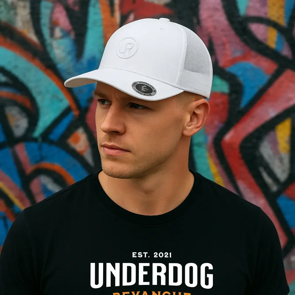 Trucker mesh white M-Line