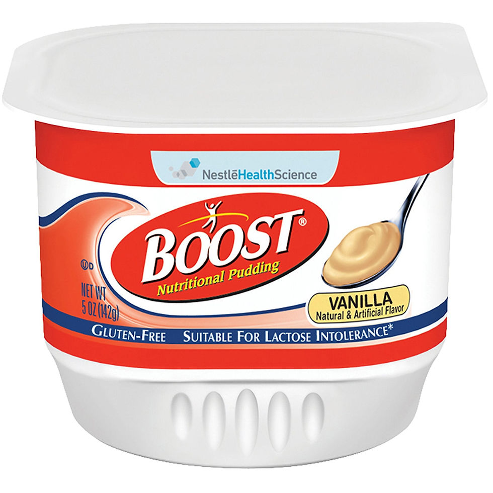 Boost® Nutritional Pudding Vanilla Oral Supplement, 5 oz. Cup, 1 Case of 48