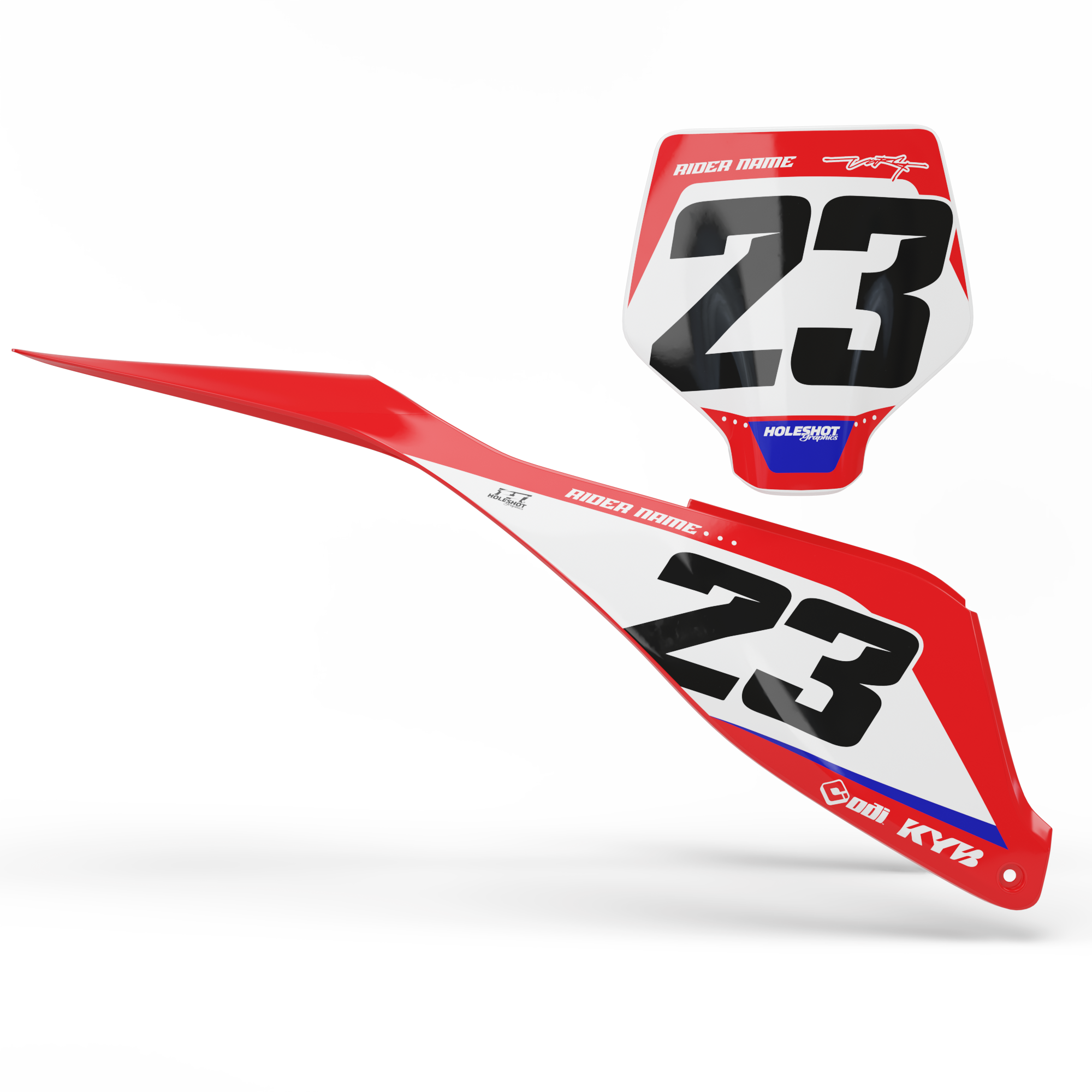 STARK VARG "FACTORY" NUMBERS SET - RED