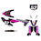Thumbnail: HUSQVARNA "TWISTED" WHITE / BLACK / PINK GRAPHICS KIT