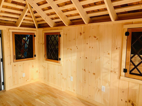 Custom-designed, beautiful home office, delivered fully built, offering a private and inspiring workspace for productivity and creativity