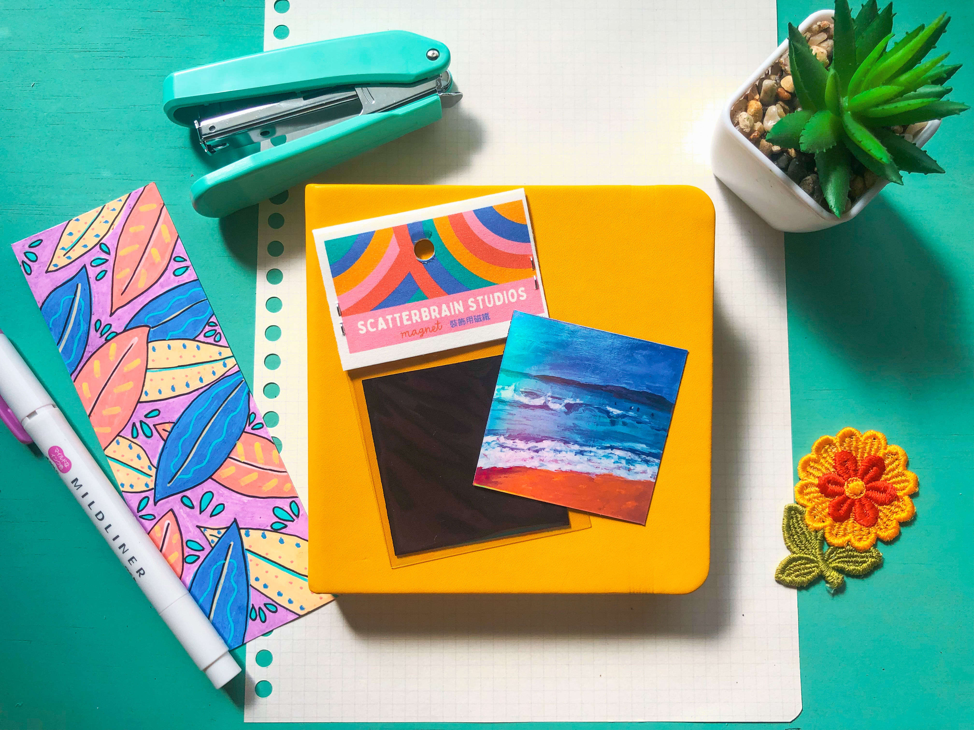 Nanwan Beach Painting Fridge Magnet