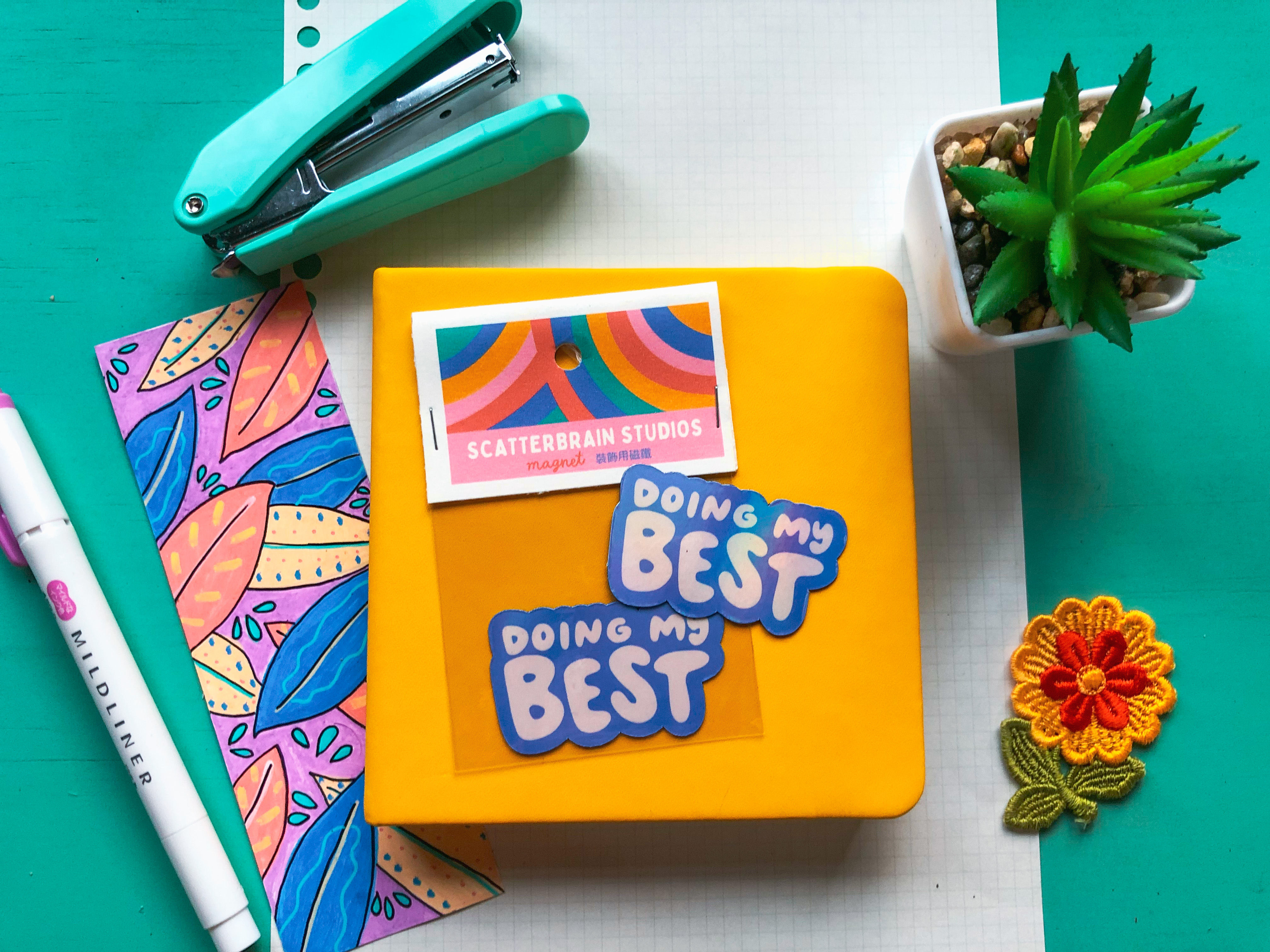 Doing My Best Fridge Magnet