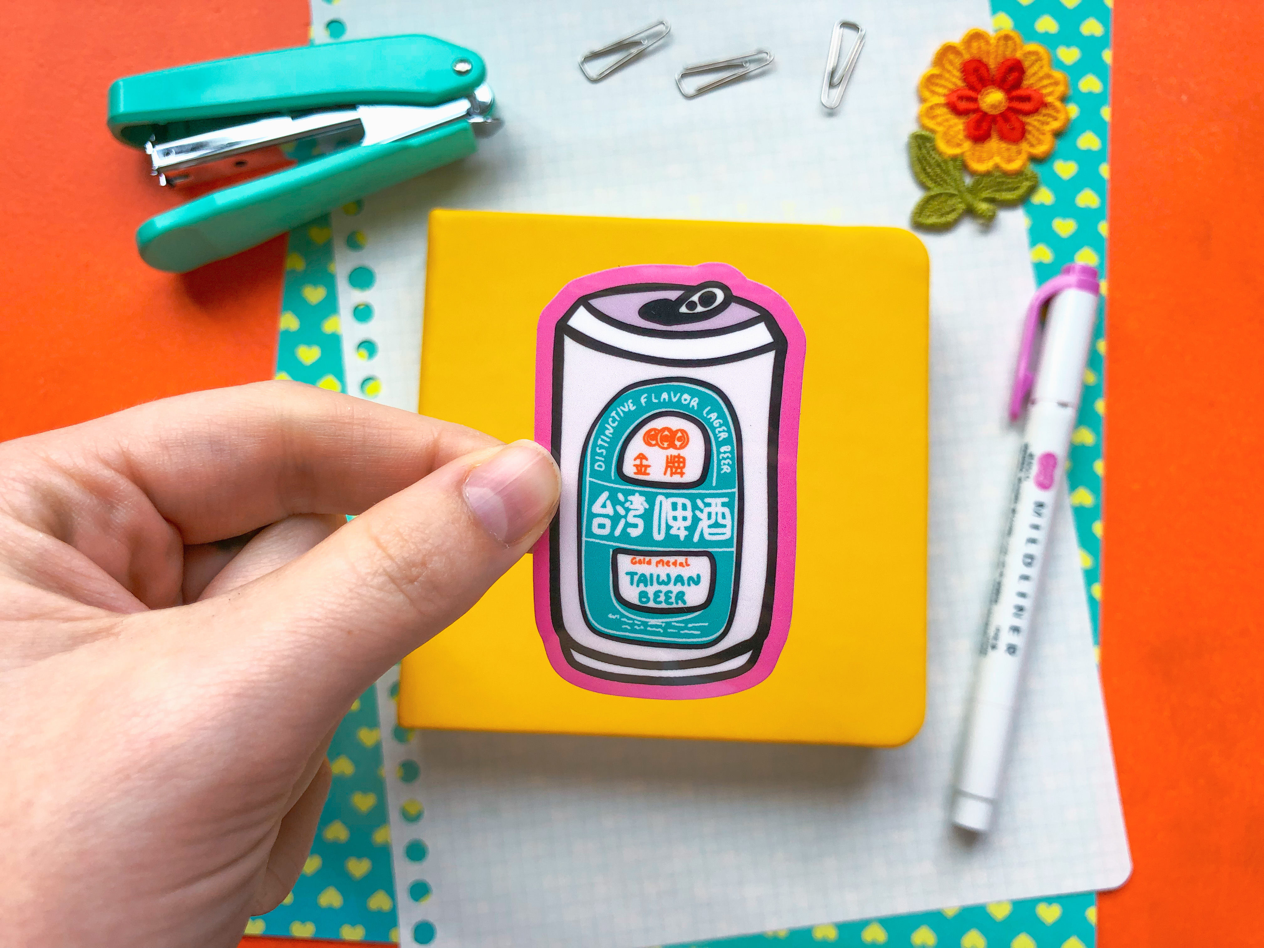 Taiwan Beer Vinyl Sticker