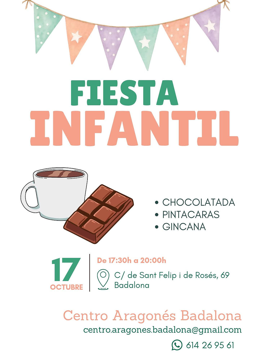 Fiesta infantil Pilar 2026