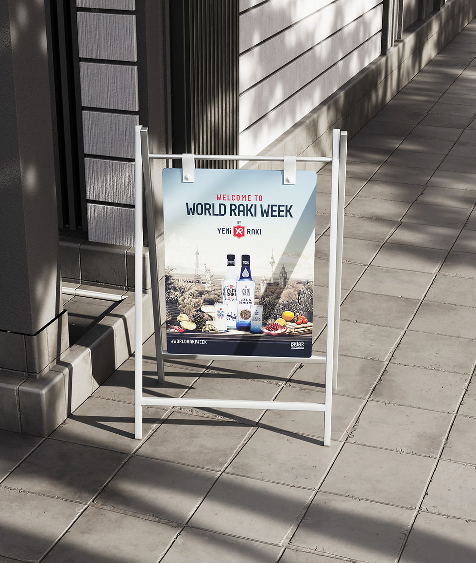 World Raki Week A-Frame Sign