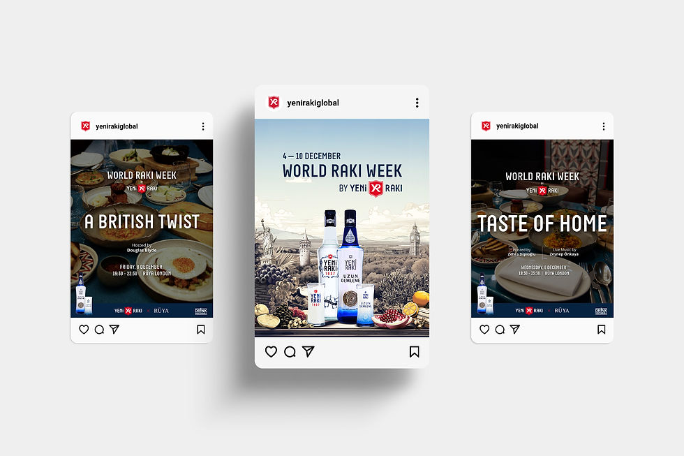 Marketing Posts for Yeni Raki