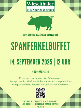 Spanferkel-Genuss im September – Jetzt reservieren!