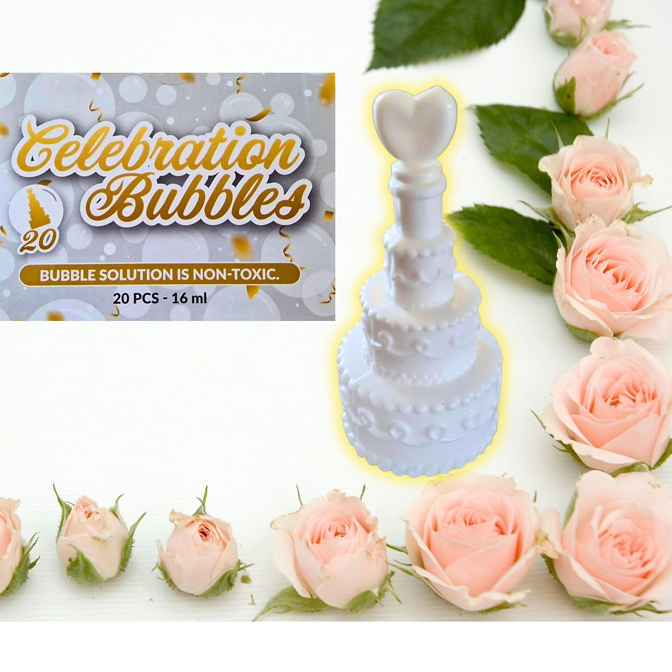 20x Celebration Bubbles Wedding Cake Party Table Decorations Party Bag Favours