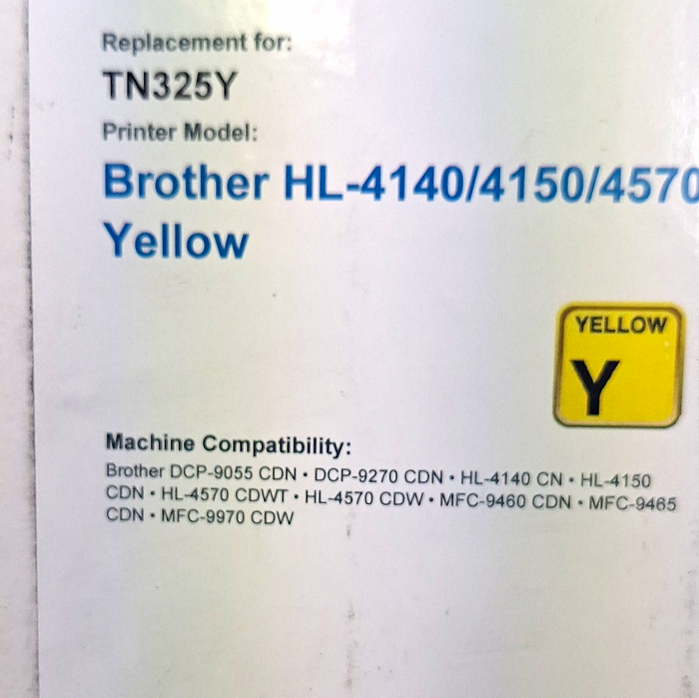 TN325Y Yellow Toner Cartridge Brother HL-4140 HL-4150