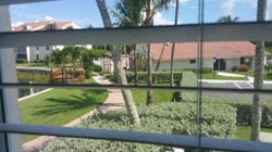 Master bedroom pool view