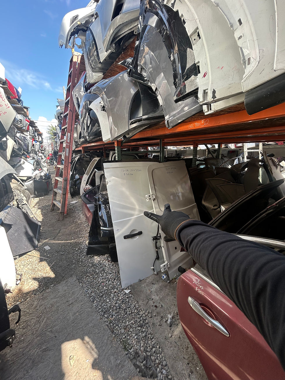 Thumbnail: 2013-2019 Nissan NV 2500 left driver rear door $900 right passenger rear door $9
