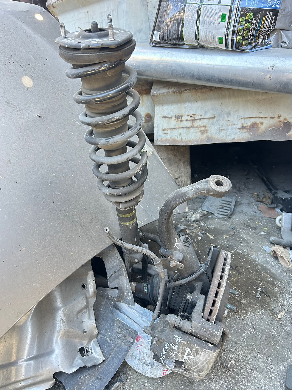 Thumbnail: 2010-2012 ford fusion hybrid 2.5 right passenger front suspension