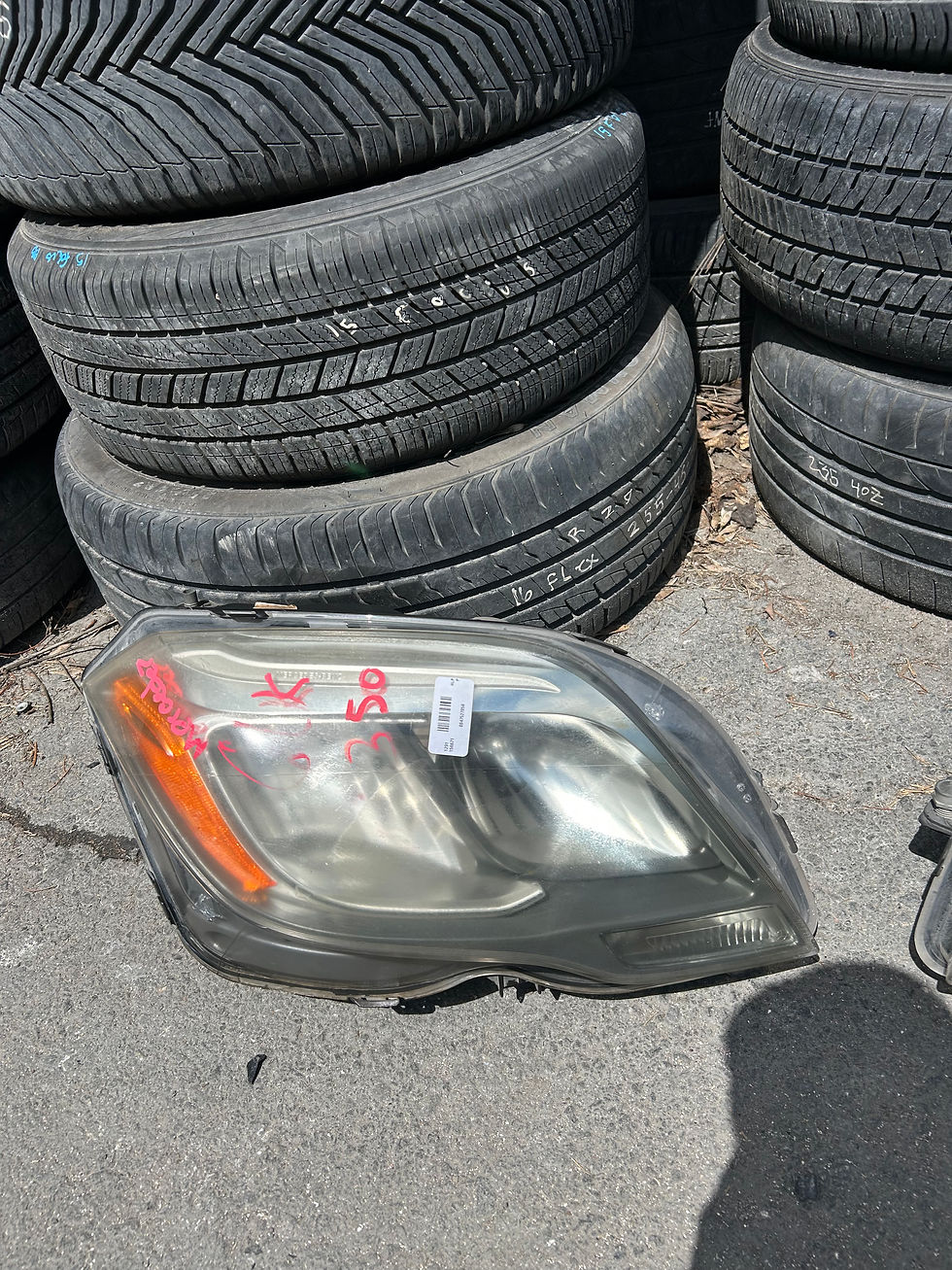 Thumbnail: 2013-2015 Mercedes Benz GLK Left Driver Headlight Halogen $300 Right Passenger H