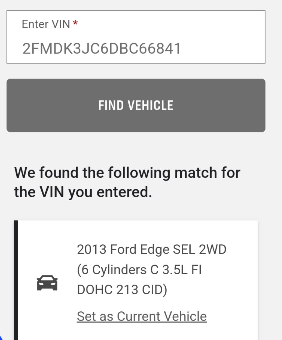 Thumbnail: 2013 Ford Edge 3.5 Non Cooling Engine 