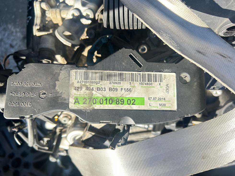 Thumbnail: 2014-2020 Mercedes Benz CLA 2.0 engine