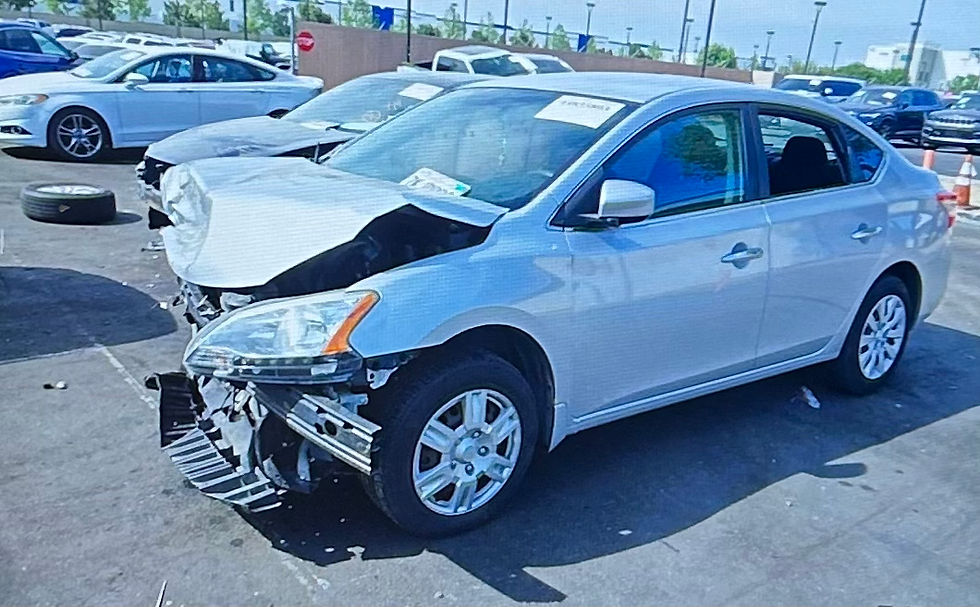 Thumbnail: 2015 Nissan Sentra automatic for parts only