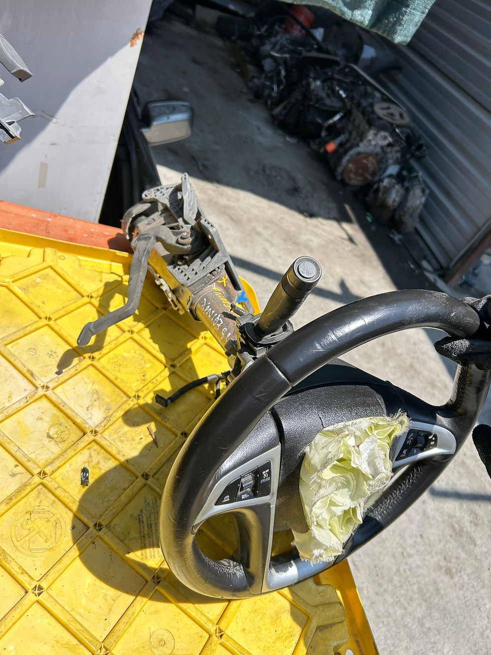 Thumbnail: 2010-2016 Chevy equinox steering wheel with ignition switch key