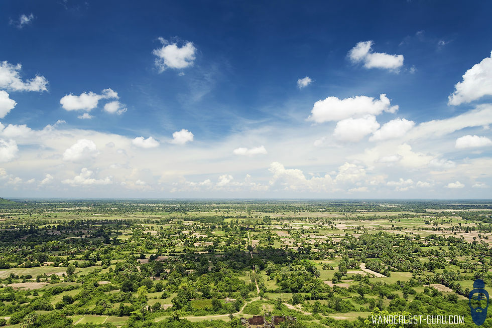 view from Phnom Chisor Temple