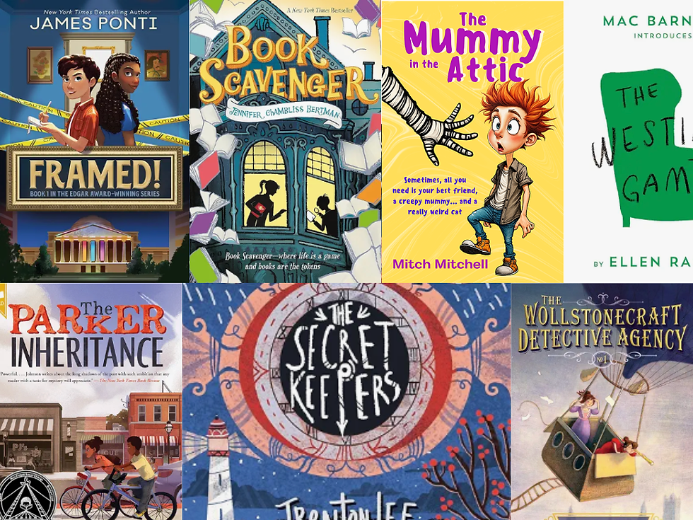 7 Fun Mystery Books for Kids Aged 8-12