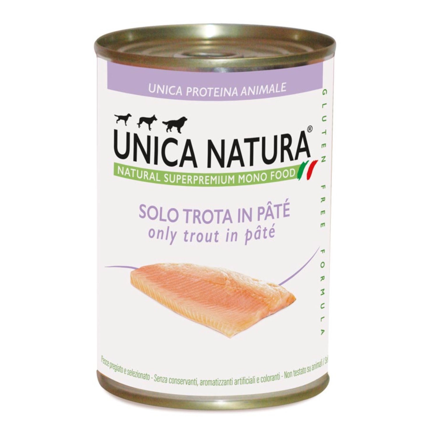 Unica Natura 400gr Solo Trota in Patè