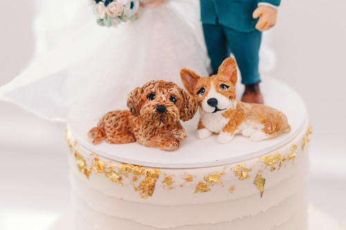 Custom Dog Wedding Cake Topper Amazon Custom Dog Wedding Cake