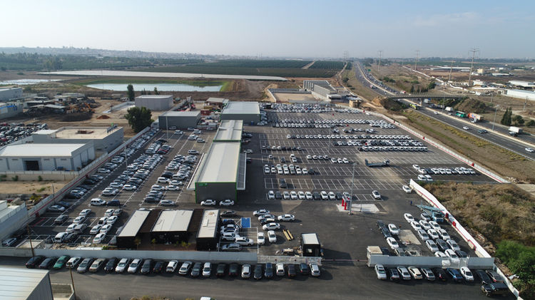מרכז לוגיסטי להתקנה ושיפור של רכבי ליסינג. 3600 מ"ר.