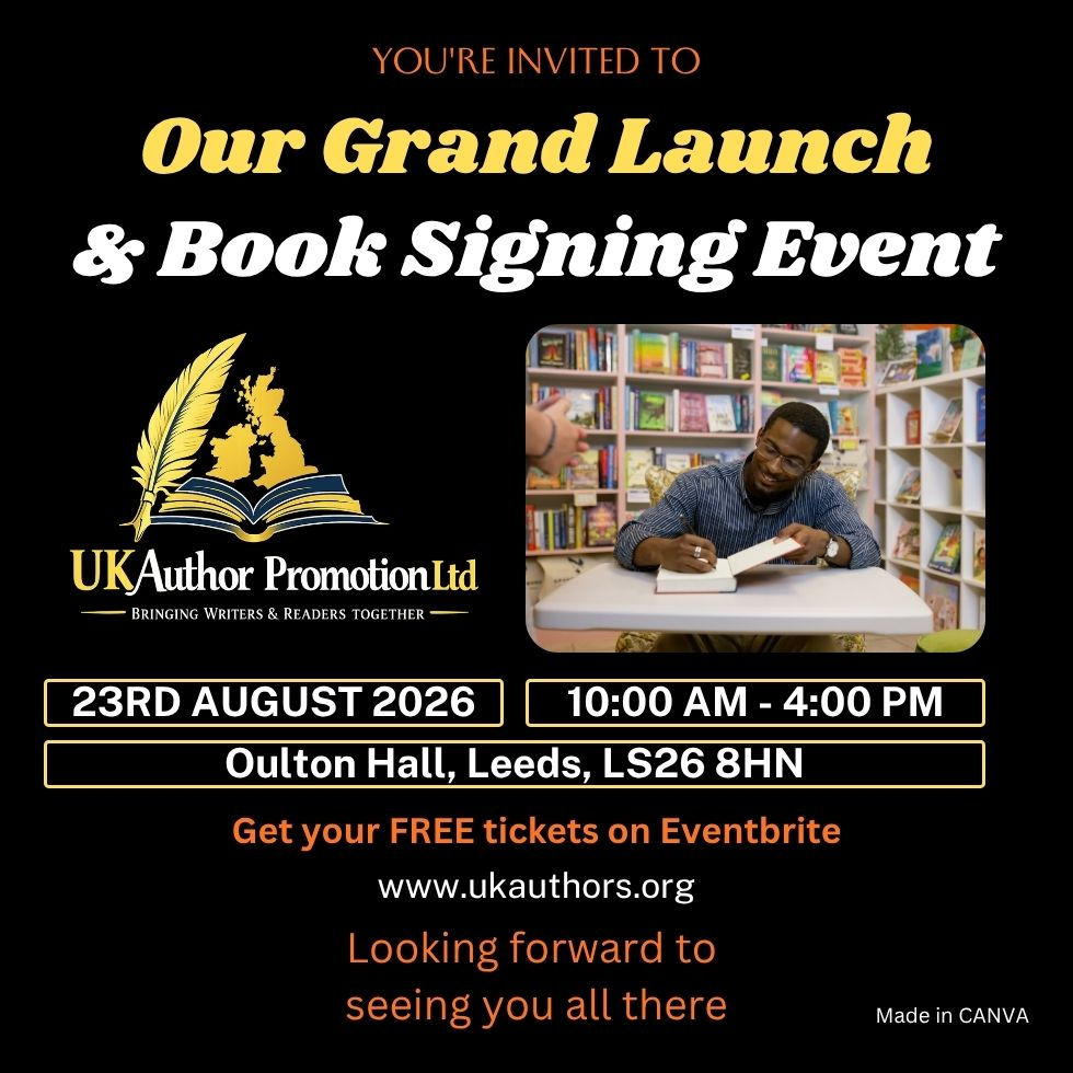UK Author Promotion Grand Launch
