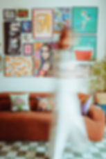 Oddité Interiors studio detail — warm-modern materials and curated objects